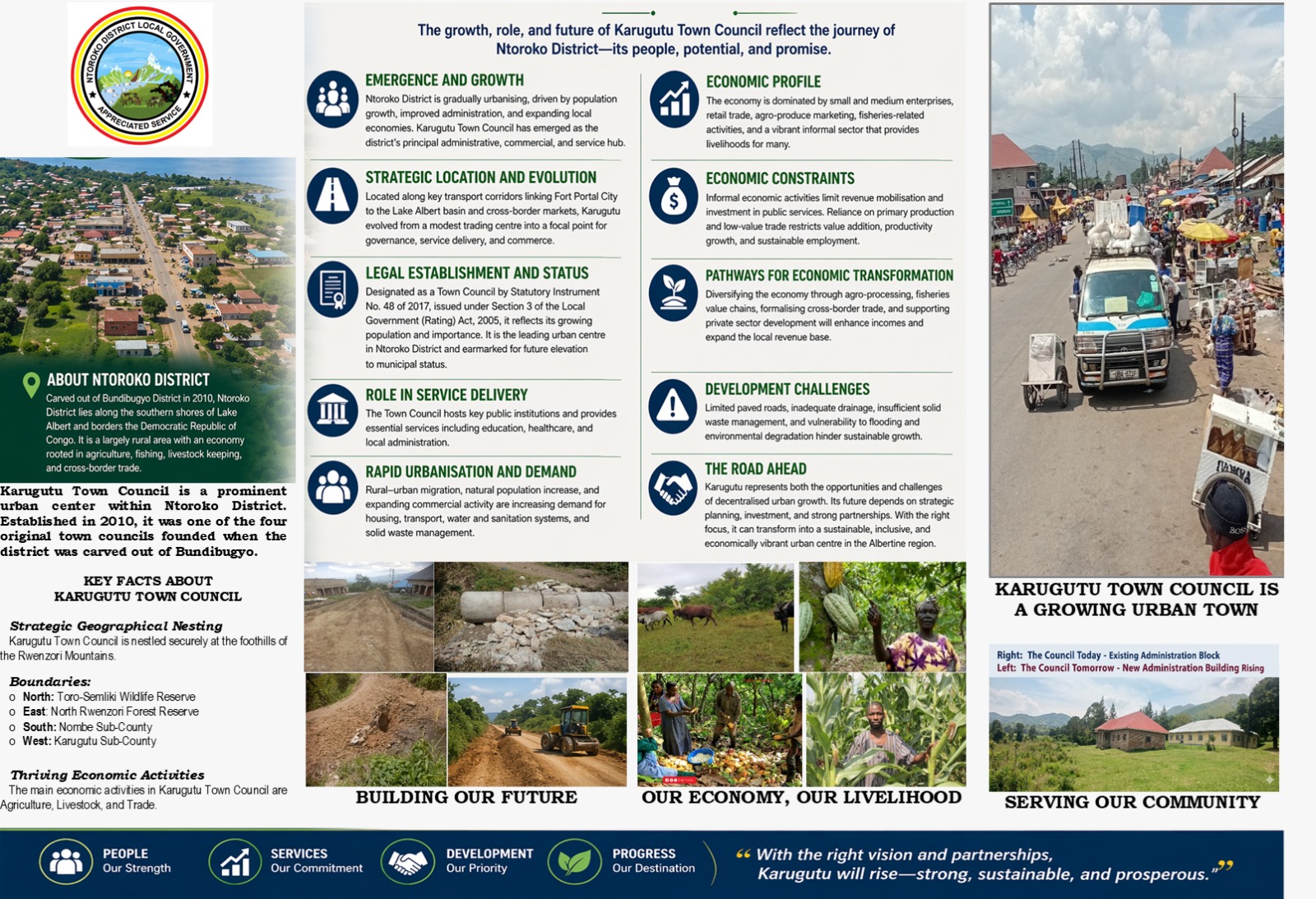 Karugutu Town Council Historical Background - Evolution from trading centre to urban council