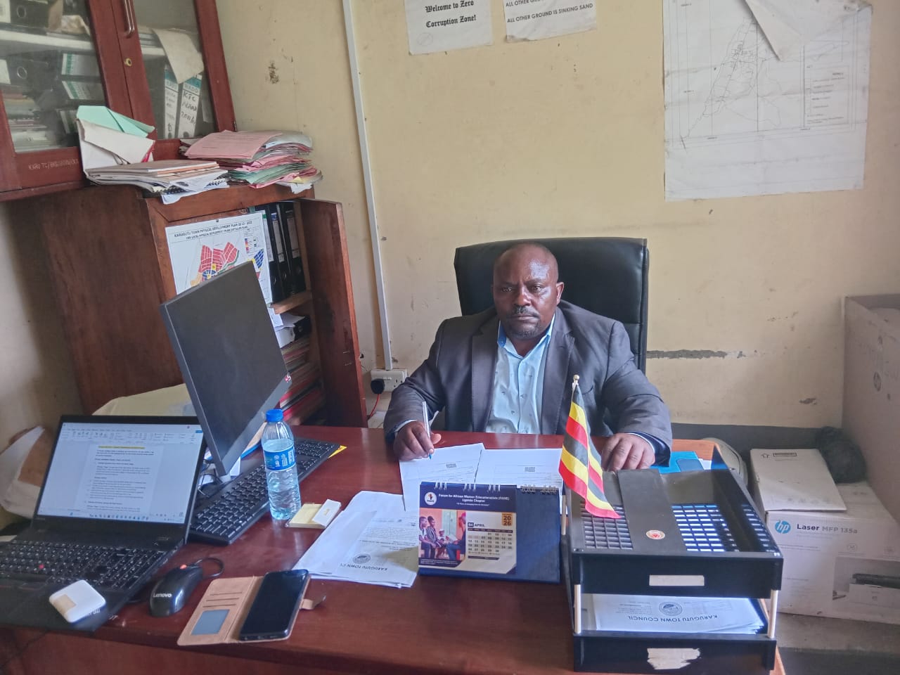 Town Clerk Mr. Sekanabo Wilfred